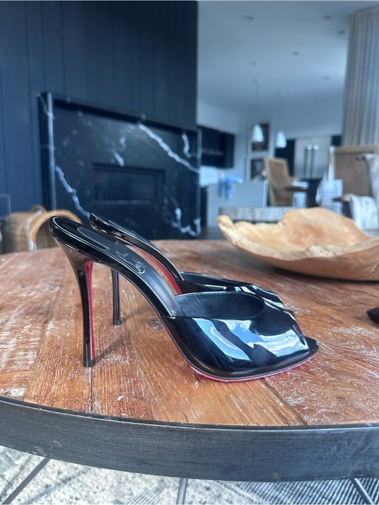 Christian Louboutin Shoes - Christian Louboutin Black Patent Me Dolly 100mm